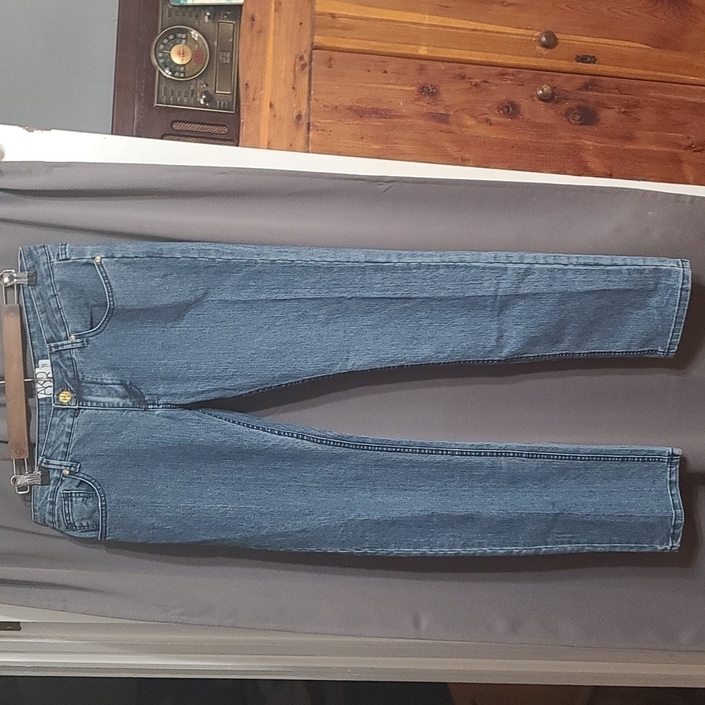 AKDMKS Jeans Womens Embroidered Pockets Size 11‎ EUC